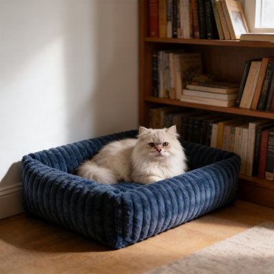 Coussin de caisse pour chien 19,7 x 18,9 x 5,9 po Winter Dog