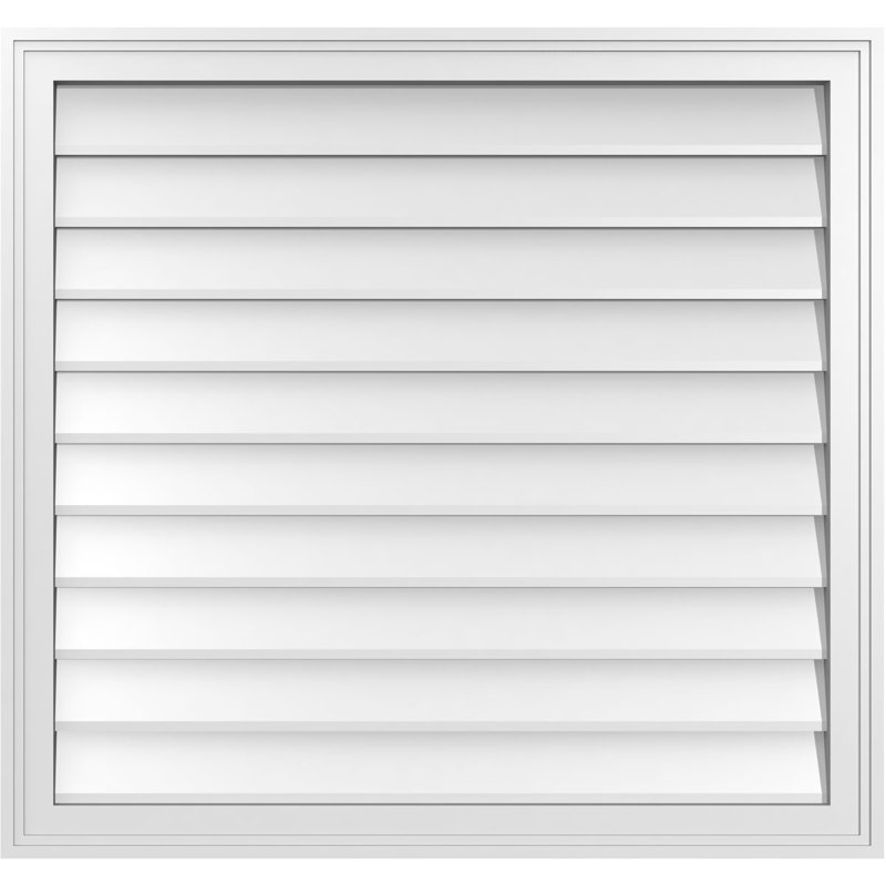 Cadre en brique, brun clair apprêté, H 32 po x l 34 po x P 1,5 po
