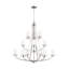 Lustre gradué en métal à 12 lumières avec abat-jour en verre Essence-777215503-777250275-777250274
