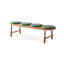 Banc rembourré vert-100142067-100142069