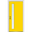 Extérieur en fibre de verre simple 1-Lite porte peinte-99093436-99093434-99093439