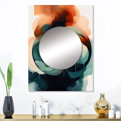 Abstract Shapes And Line Artwork V - Abstract  Mirror Wall Decor MTMIR61971