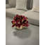 Burgundy Hydrangea With Bow Holiday Arrangement
