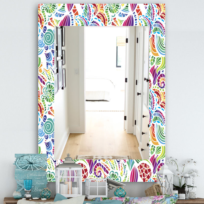 Miroir décoratif moderne et contemporain ambiance, H 24 po x l 32 po