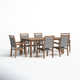 Fleur 76'' Rectangular 6 - Person Outdoor Dining Set