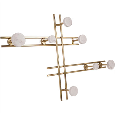 Iron Wall 7 - Hook Coat Rack