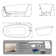 63" Freestanding Bathtub Solid Surface Deep Soaking Tubs With Ergonomic Curved Backrest Design ,Tub with Slight Damage On The Bottom