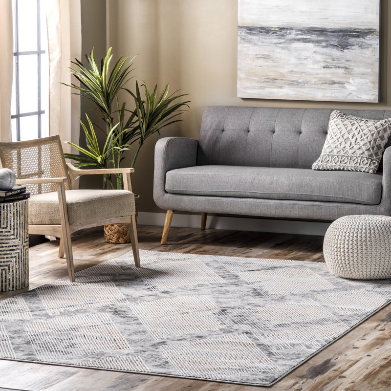 Abstract Indoor Rug, Rectangle 5' x 8'