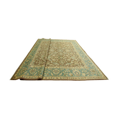 Romona One-of-a-Kind 10' X 14' Wool Area Rug in Beige