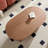 39.37" MDF Oval Coffee Table-1061518300