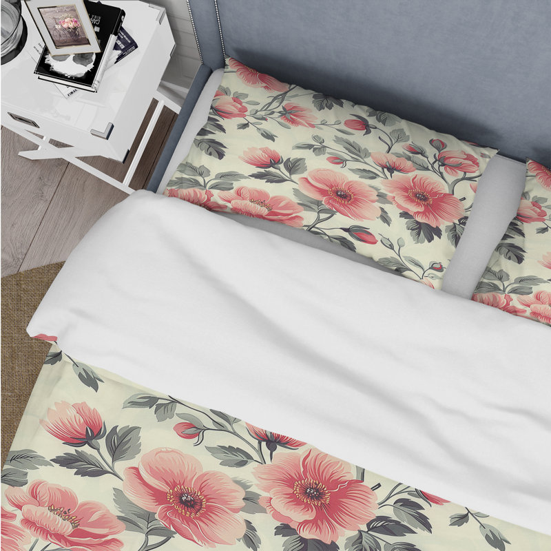 Ensemble de housse de couette Traditional, Housse de couette simple et deux taies décorative