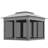 Easy To Setup Foldable Gazebo,Outdoor Patio Pop Up Canopy Gazebo Shelter With Zipper Netting,Carry Bag