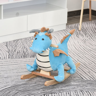 Chaise berçante en peluche pour enfants
