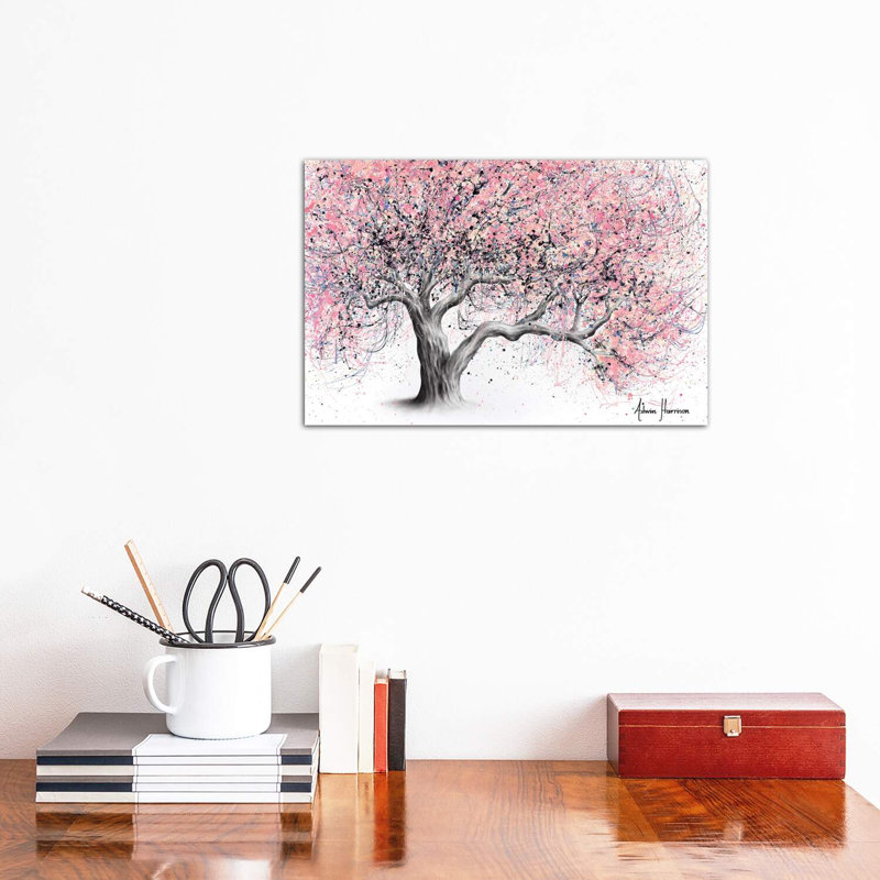 Taffy Blossom Tree by Ashvin Harrison - Wrapped Canvas Print, 30.48 cm H x 45.72 cm W