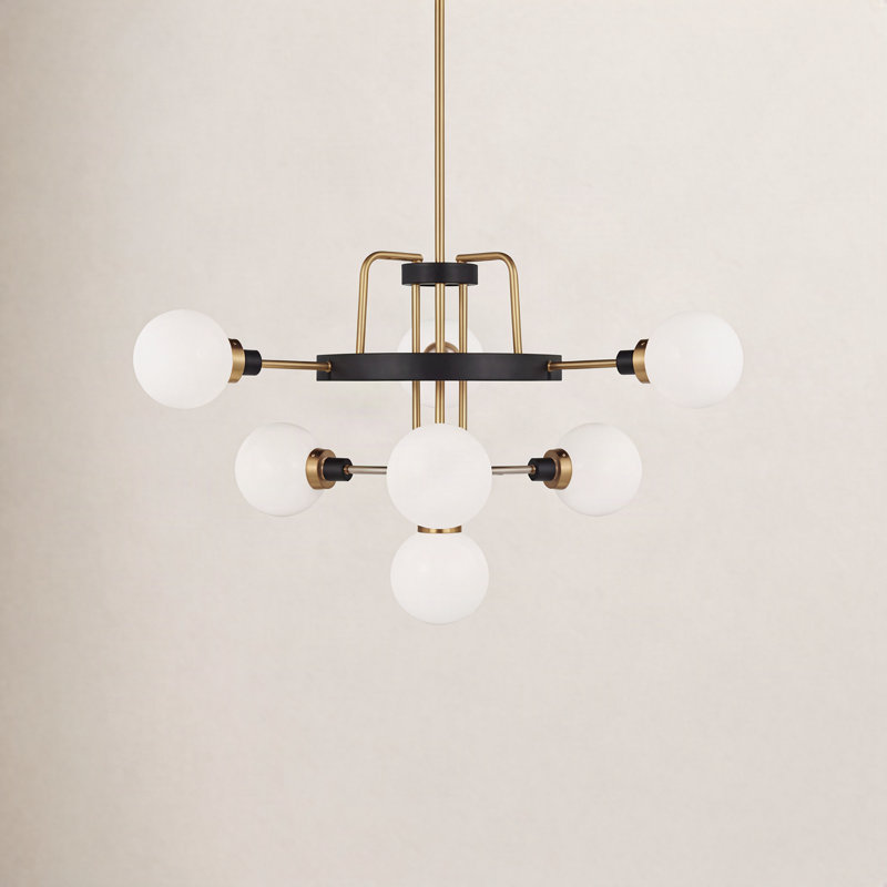 Andrea 7 - Light Dimmable Sputnik Modern Linear Chandelier