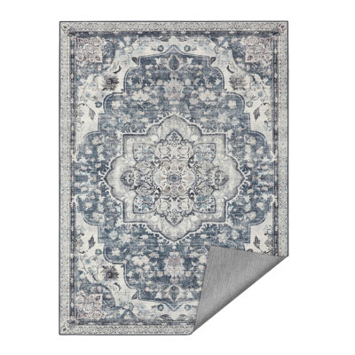 Eilise Solid Colour 170cm X 1cm Area Rug