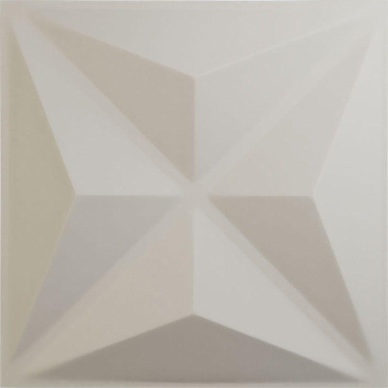 Panneau mural décoratif 3D EnduraWall Kent, Rose champagne métallique nacré universel, 11,8 po x 11,8 po
