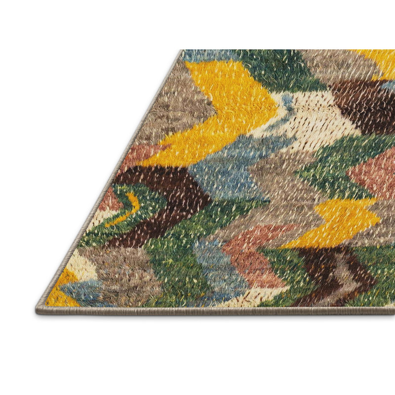 Tapis abstrait moderne 2536, Rectangle 5 pi x 7 pi