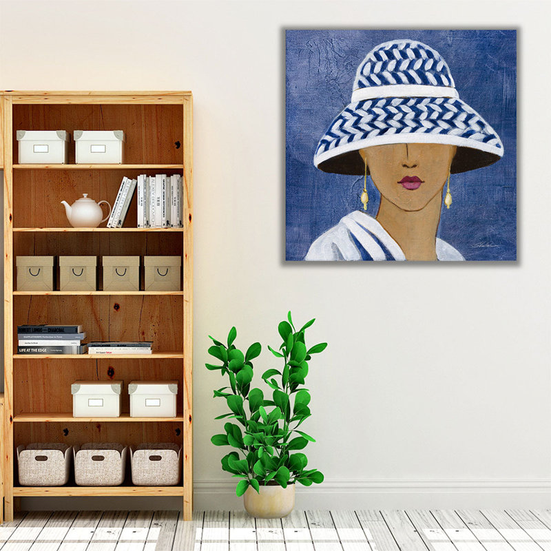 «Lady with Hat II», reproduction d'art sur toile, H 12 po x l 12 po