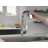 Keele Chrome Kitchen Faucet with Pull Down Sprayer, Modern Single Hole Kitchen Sink Faucet, Single Handle, Chrome-50778087