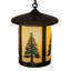Luminaire suspendu cylindrique à 1 lumière