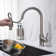 KIBI Circular Pull Down Kitchen Faucet