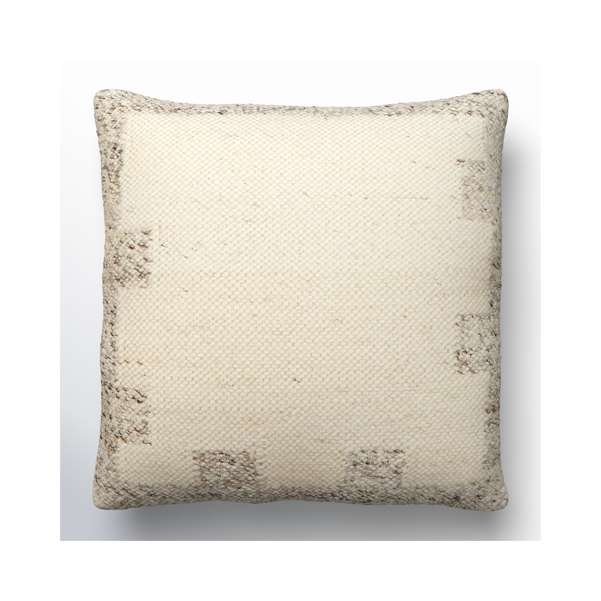 Dia Cotton/Wool Throw Pillow, Pillow Cover Only - No Insert, 18" x 18"