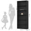Ashaz 180cm H x 60cm W Standard Bookcase-1462290411