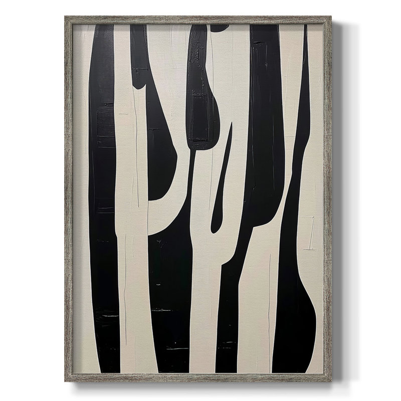 Série ABSTRACT DCLxxxix, reproduction encadrée - bois massif, H 21 po x l 17 po