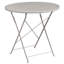 Ensemble de table de patio pliant intérieur / extérieur 30 po avec 2 chaises carrées Donley-24678908