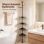 Support de rangement pour salle de bain réglable à 4 niveaux