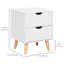 15.7'' W Particle Board / Chipboard Nightstand-600535904
