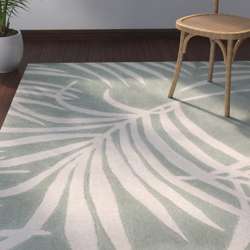 Tapis de performance Palmnue Hnad Hooked, Rectangle 6 pi x 9 pi