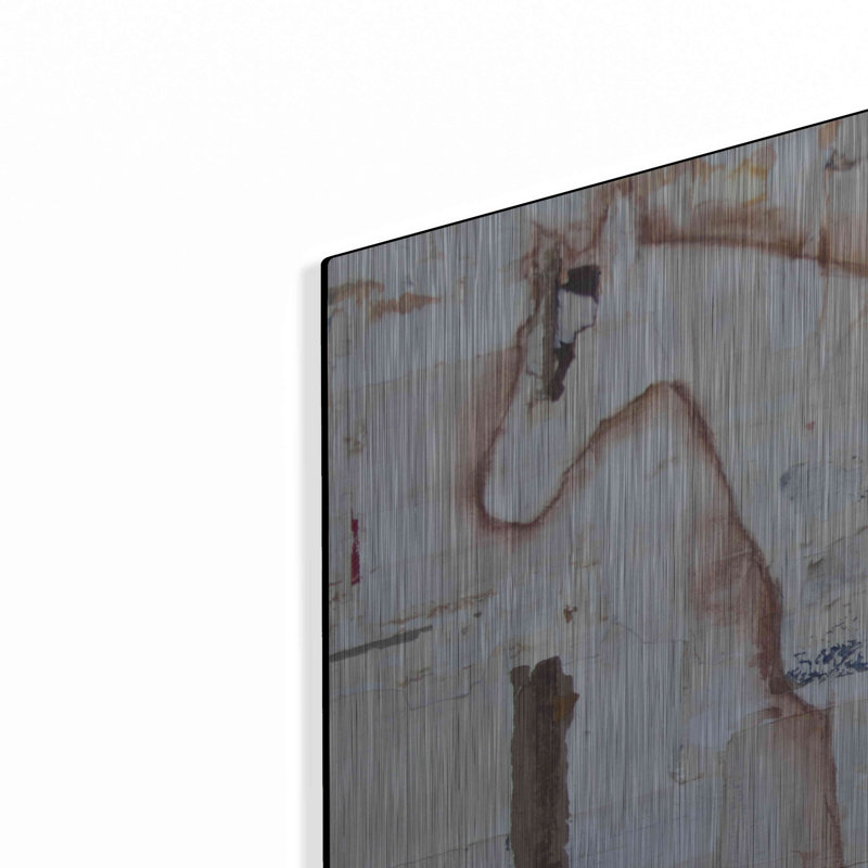 "Pratique à cheval" par Susan Friedman, art mural en métal, H 24 po x l 36 po