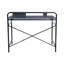 Fritz Glass Top Metal Base Writing Desk