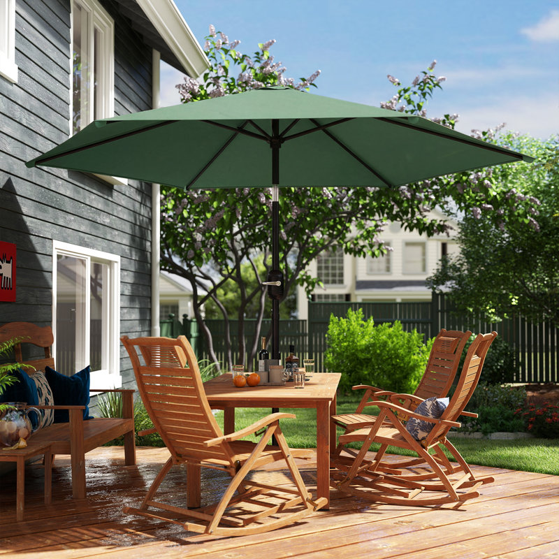 265cm Market Parasol, Green
