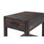 Table de bout en bois massif avec rangement Gaugain