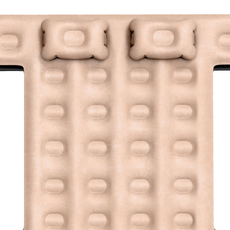 Lage Inflatable Truck Air Mattress Car Mattress Car Bed With Pump And Pillows, Beige