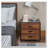 Walnut and Espresso 3-drawer Rectangular Accent Table