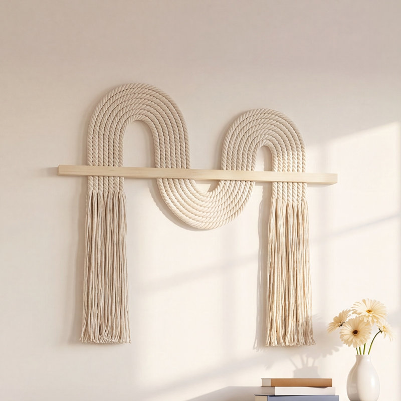 Shuji Abstract Fiber Wall Hanging