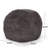 Lily Modern 5 Ft Faux Fur Cozy Bean Bag, Brown/Beige