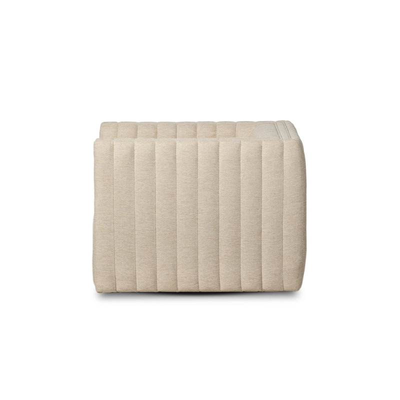 Augustine Outdoor Swivel Lounge Chair, Casa Cream