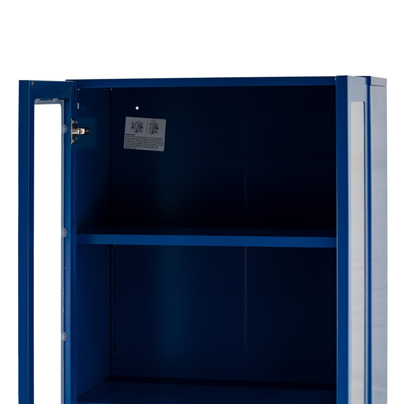 Harville 23.56'' Wide 3 - Shelf Storage Cabinet, Blue
