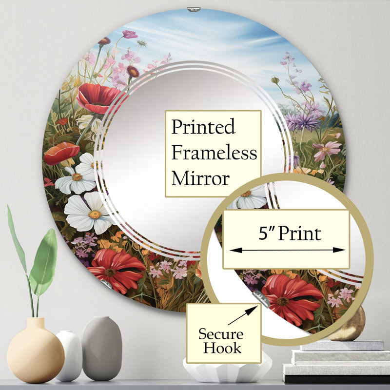 Miroir mural Zied, 24 po x 24 po