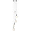 Sienna 5-Light Height Adjustable ETL Certified Integrated LED Chandelier with Globe Shades-65216915