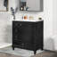Meuble-lavabo simple, meuble-lavabo de 30 po avec lavabo en céramique, meuble-lavabo autoportant à 3 tiroirs et armoire-361533257