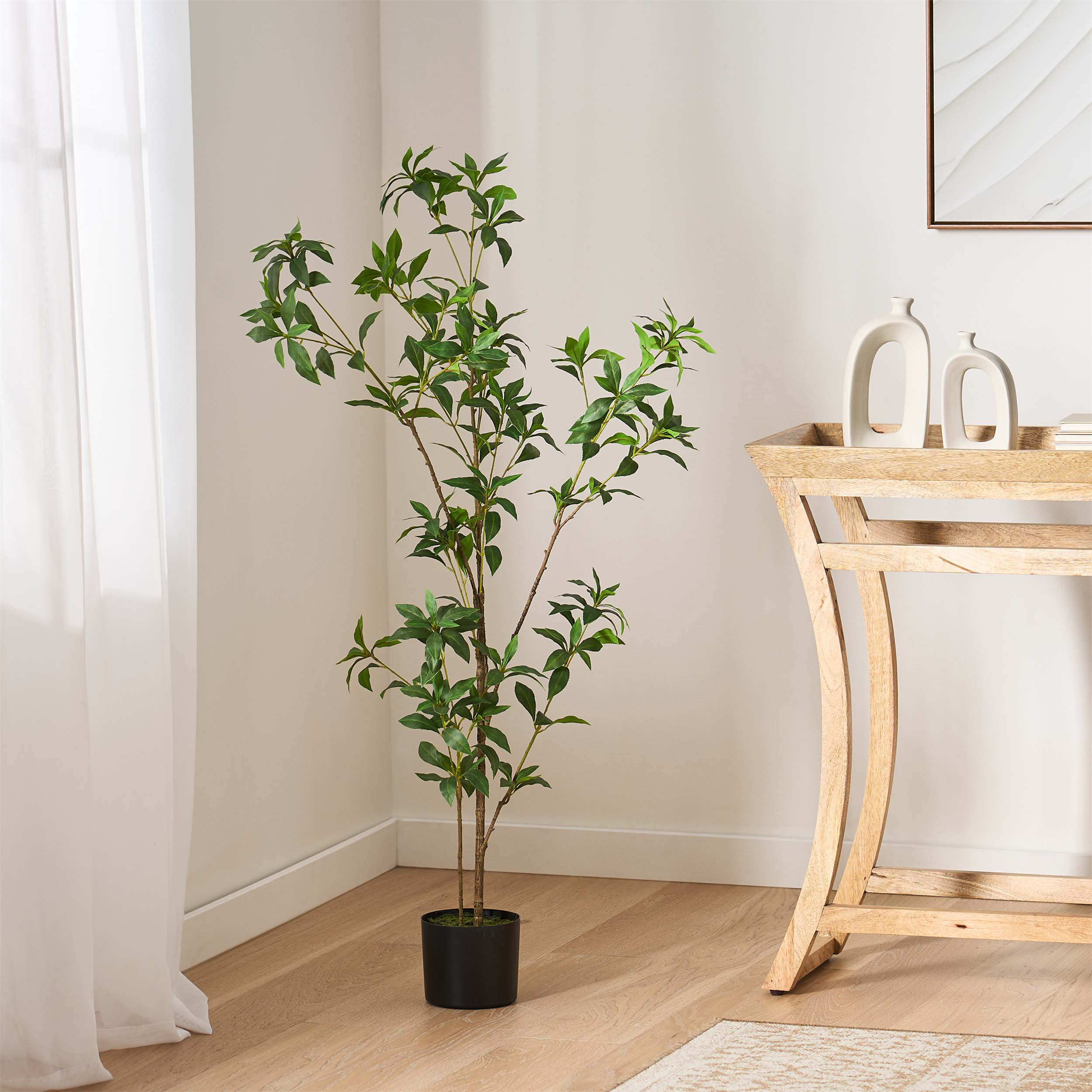 Kalituse Tree Latitude Run® Artificial Pieris Tree for Home Decor, Bringing Lifelike ...
