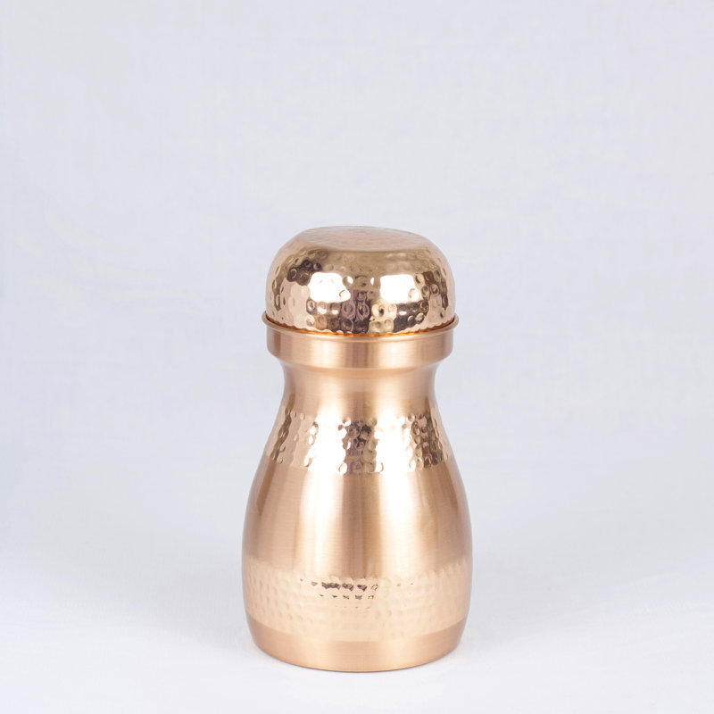 Canora Grey Premium Copper Sequence Carafe (Bedroom Jug)