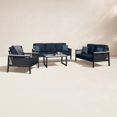Townsend Patio Conversation Set with Cushions