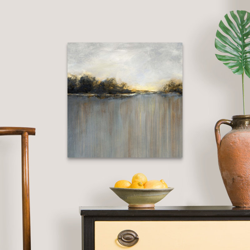 Rainy Sunset I - reproduction d'art sur toile, Toile tendue, H 20 po x l 20 po x P 1,25 po
